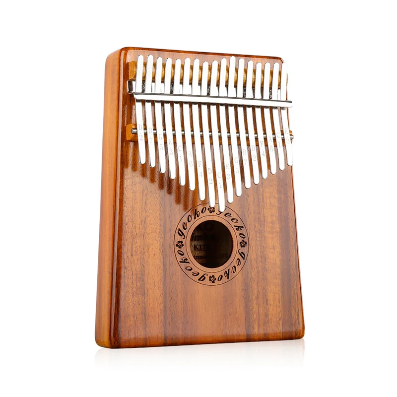 Gecko Kalimba 17-key Hollow Thumb Piano Classic Acacia Wood Finger Piano