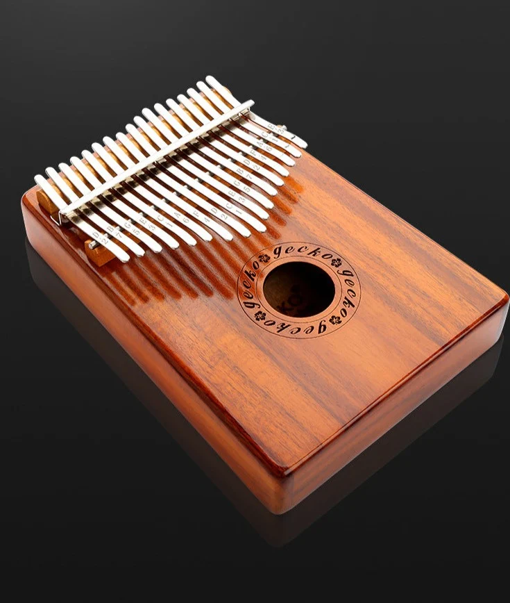 Gecko Kalimba 17-key Hollow Thumb Piano Classic Acacia Wood Finger Piano