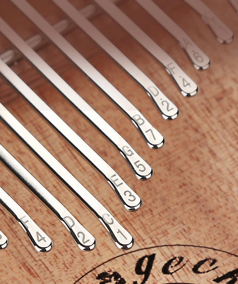 Gecko Hollow Kalimba Slim Key 17/21-Key Thumb Finger Piano Treble Easy