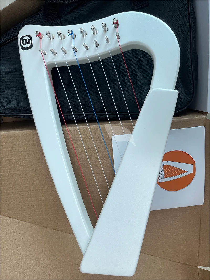 Walter.T Mini Harp 8-string Handheld Celtic Lyre Lap Small Harp Instrument