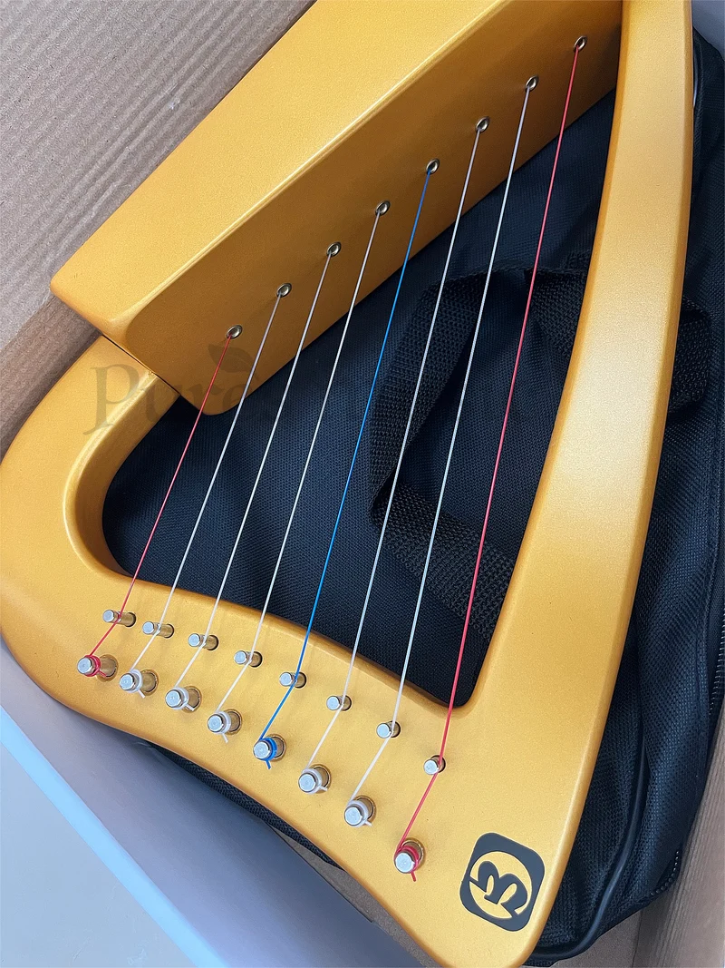 Walter.T Mini Harp 8-string Handheld Celtic Lyre Lap Small Harp Instrument