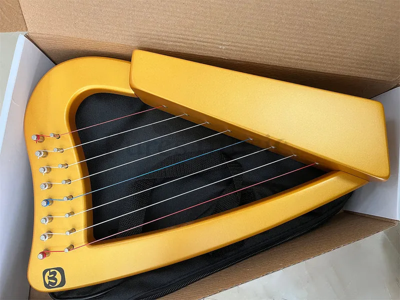 Walter.T Mini Harp 8-string Handheld Celtic Lyre Lap Small Harp Instrument