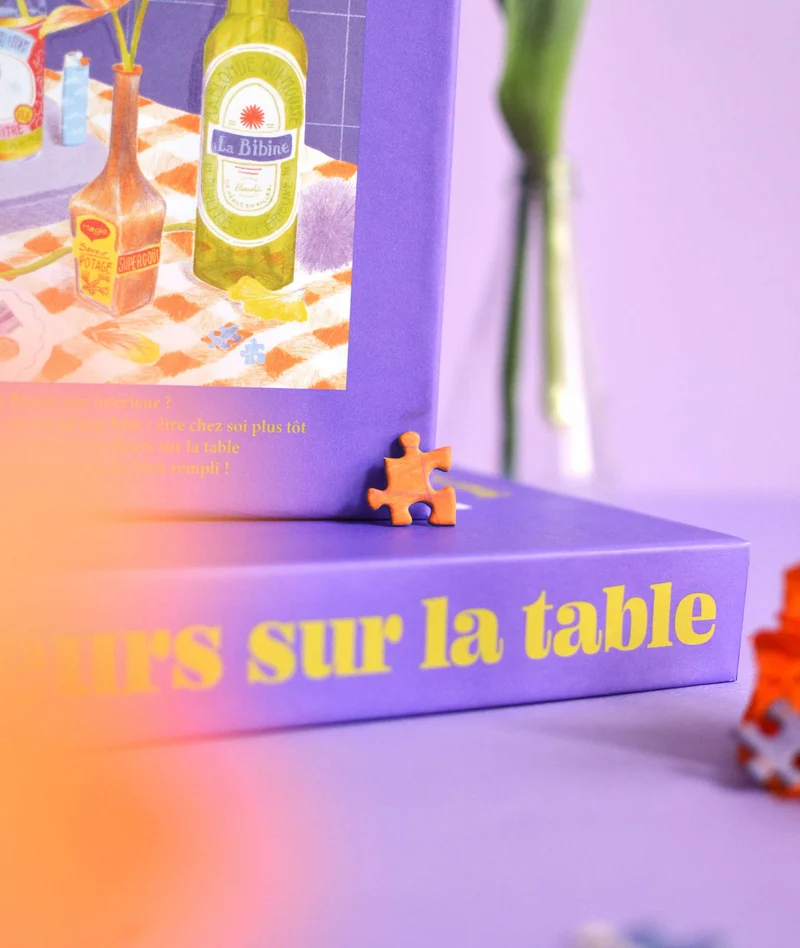 Des fleurs sur la table - Puzzle 500 pièces