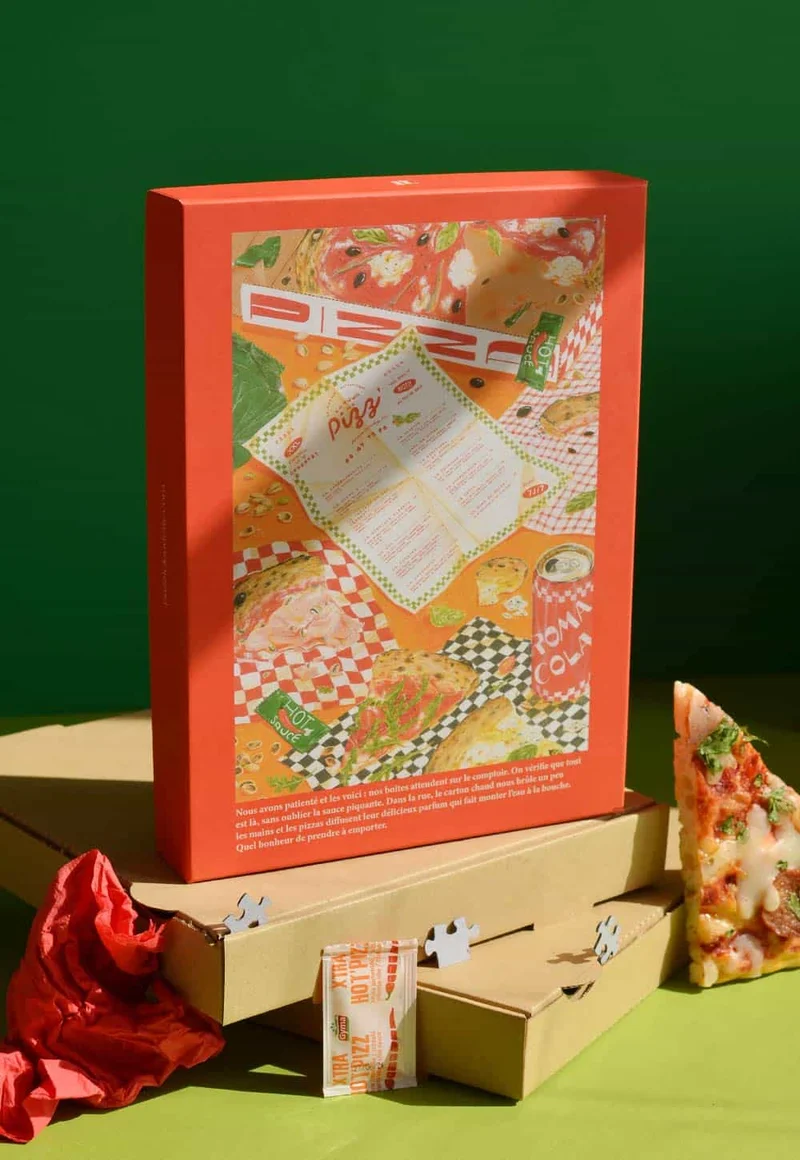 La pizza à emporter - Puzzle 1000 pièces