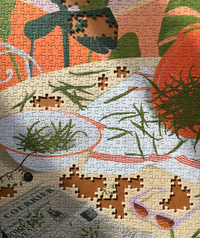 Les haricots verts - Puzzle 1000 pièces