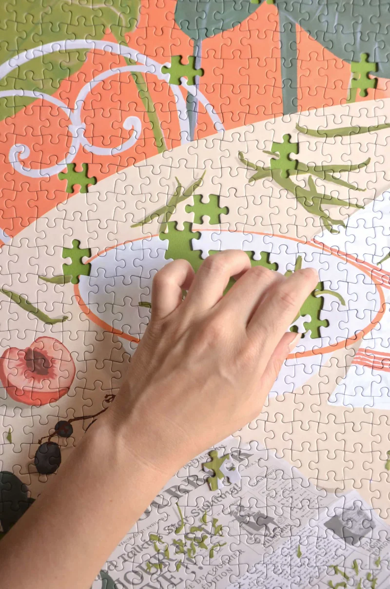 Les haricots verts - Puzzle 1000 pièces