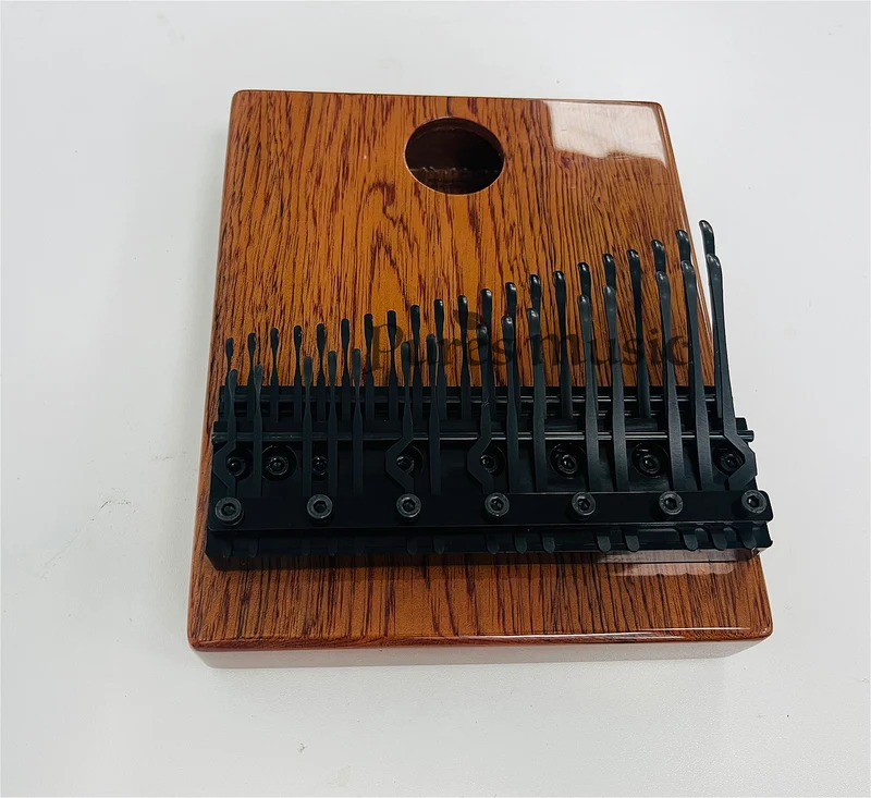 36 Keys Chromatic Kalimba Flat Board / Hollow Solid Wood Color Oxide Black Key Thumb Piano