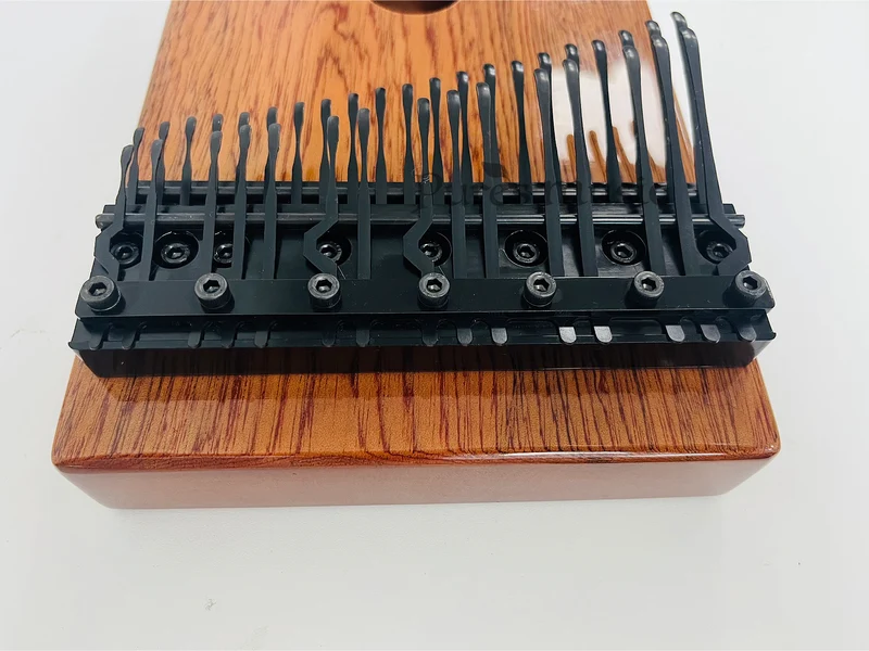 36 Keys Chromatic Kalimba Flat Board / Hollow Solid Wood Color Oxide Black Key Thumb Piano