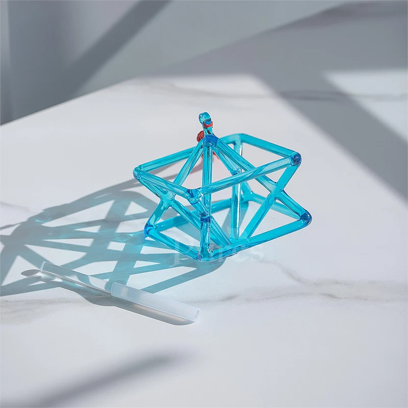 Blue Crystal Singing Merkaba Quartz Star Pyramid Positive Energy Sound Bath Meditation