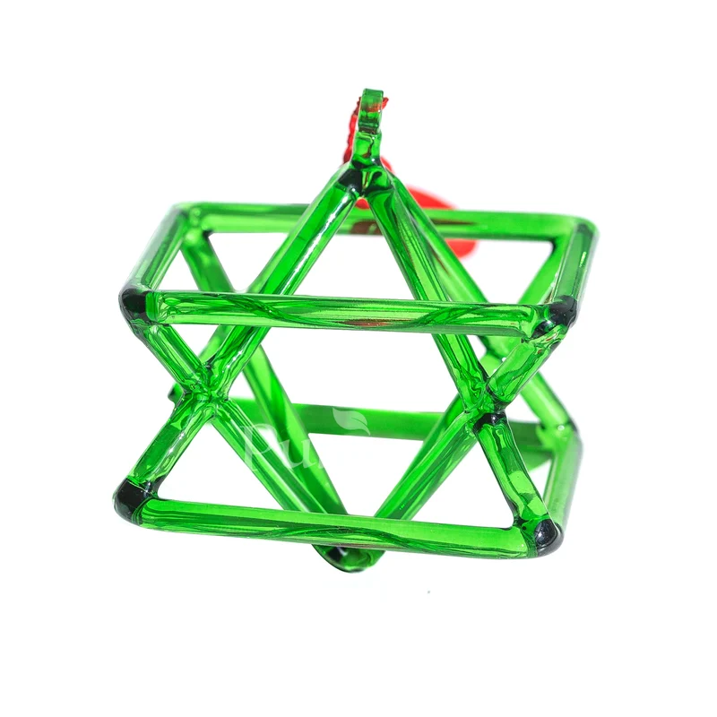 Green Crystal Singing Merkaba Star Sound Healing Yoga Chakra Meditation
