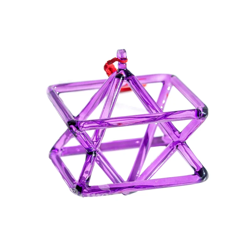 Purple Merkaba Crystal Singing Merkaba Magic Star Sound Healing Yoga Meditation