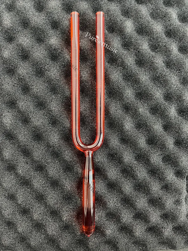 Crystal Tuning Fork Quartz Set Clear Colorful For Sound Healing Chakra Meditation