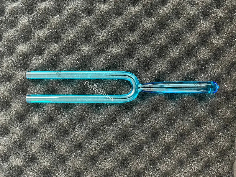Crystal Tuning Fork Quartz Set Clear Colorful For Sound Healing Chakra Meditation