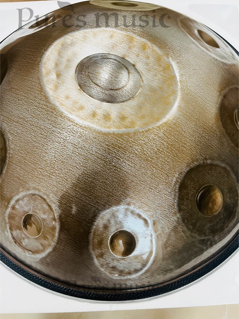 Handpan Drum "Anaconda" 9 10 12 16 Notes Hijaz Amara Celtic Major Customized Hang Drum