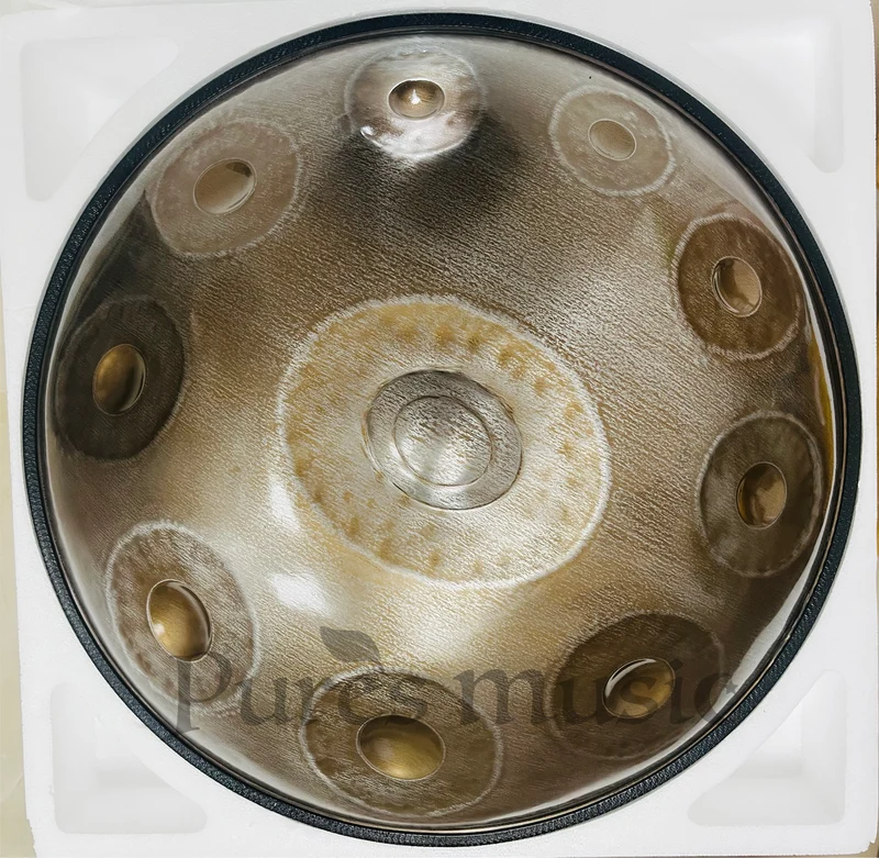 Handpan Drum "Anaconda" 9 10 12 16 Notes Hijaz Amara Celtic Major Customized Hang Drum