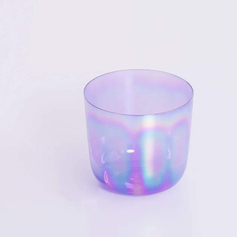 Alchemy Colorful Crystal Singing Bowl Set Clear 440/432Hz 7 Seven Chakra Sound Bath Bowl Set