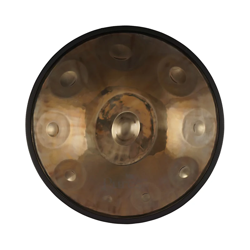 Ember Steel Material Handpan Drum Custom Scale 9-12 Notes D Kurd Celtic Hijaz Pygmy