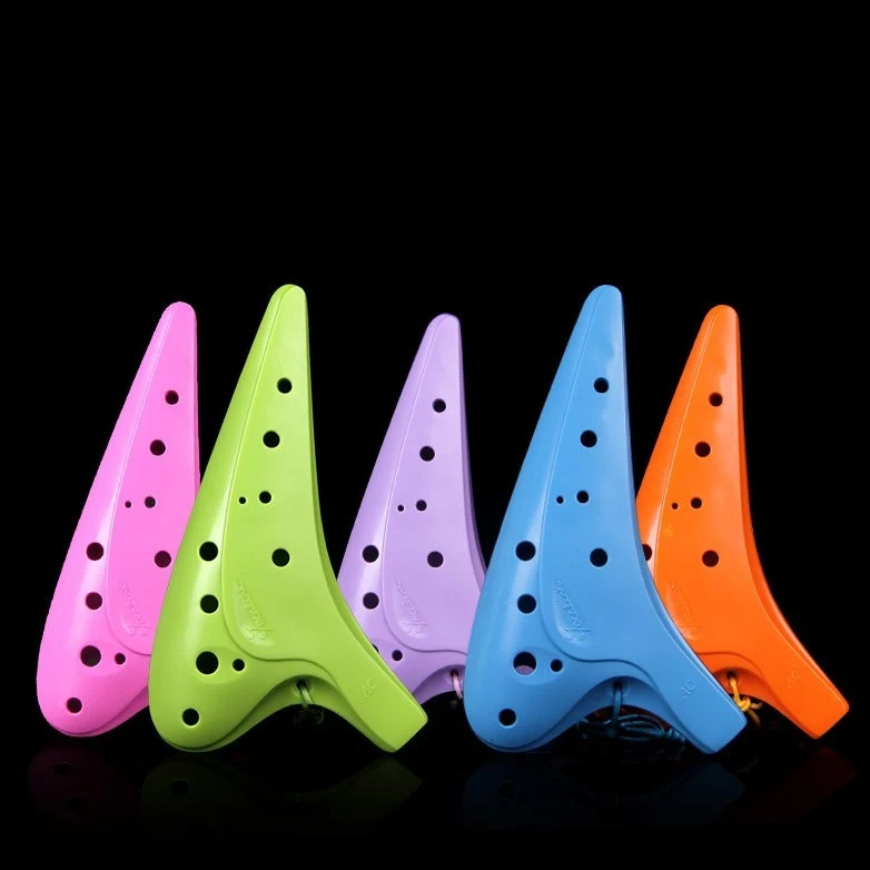 Plastic Resin 12 Hole Ocarina Focalink Alto C Ocarina Instrument