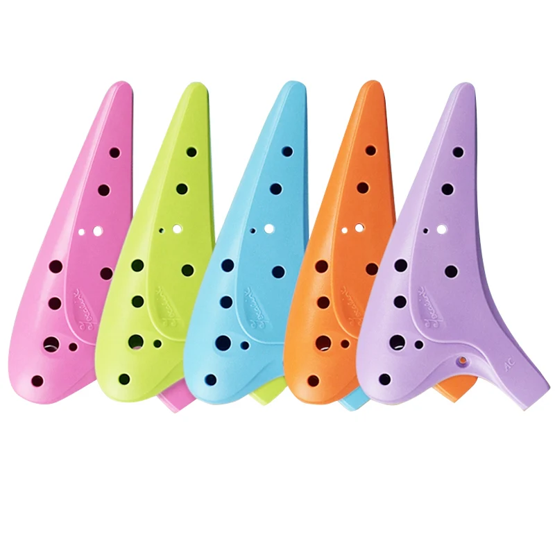 Plastic Resin 12 Hole Ocarina Focalink Alto C Ocarina Instrument