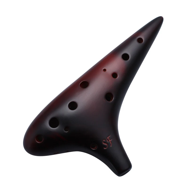 Classic 12 Hole Soprano Ocarina SF F Tone Ocarina Instrument