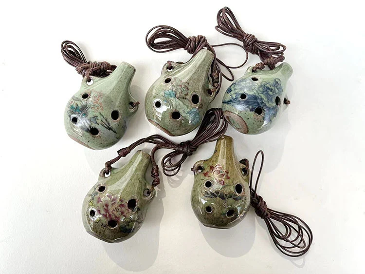6 Hole Ocarina Pendant Alto C Tone Instrument Gift For Beginner