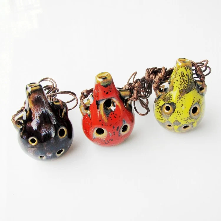 6 Hole Ocarina Pendant Alto C Tone Instrument Gift For Beginner