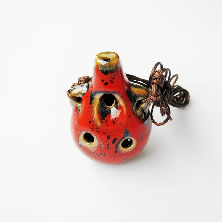 6 Hole Ocarina Pendant Alto C Tone Instrument Gift For Beginner