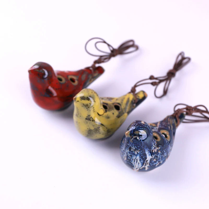 Bird Ocarina 6 Hole Ocarina Alto C Pendant Ocarina Instrument Gift For Beginner