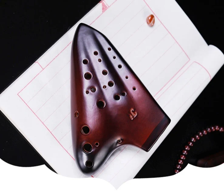 Triple Ocarina Three-tube Ocarine AC Tone Ocarina Instrument