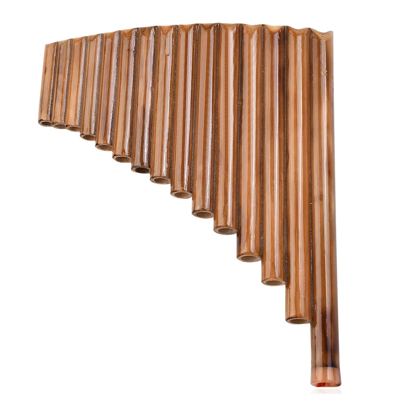 Pan Flute 15 Pipes G Key Bamboo PanPipes Chinese Traditional Musical Instrument