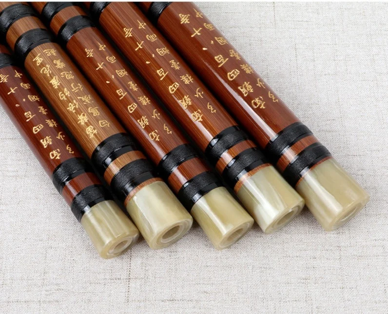 Bamboo Flute C D E F G Key Separable Dizi Bitter Bamboo Traditional Chinese Instrument