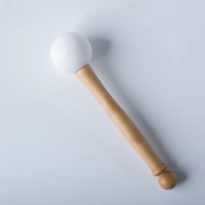 Various Mallets Delicate Suede Striker For Singing Bowl Holy Grail Quartz Handle Bowls