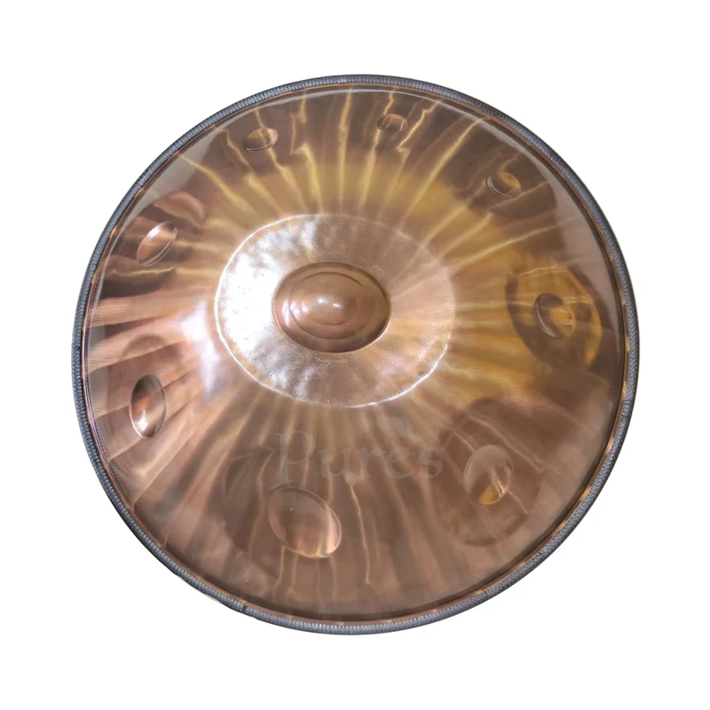 Upgraded Sun God Handpan Drum STL Music Master Expert 9-12 Notes Customized Hang Drum