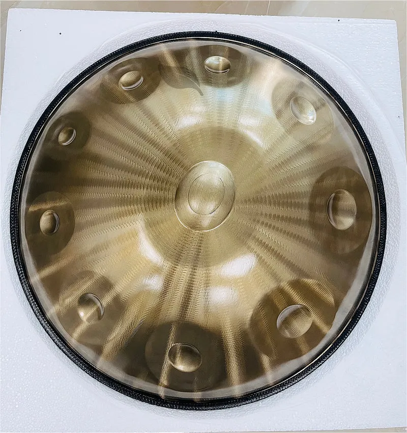 Upgraded Sun God Handpan Drum STL Music Master Expert 9-12 Notes Customized Hang Drum