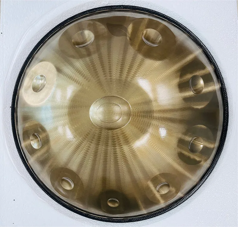 Upgraded Sun God Handpan Drum STL Music Master Expert 9-12 Notes Customized Hang Drum