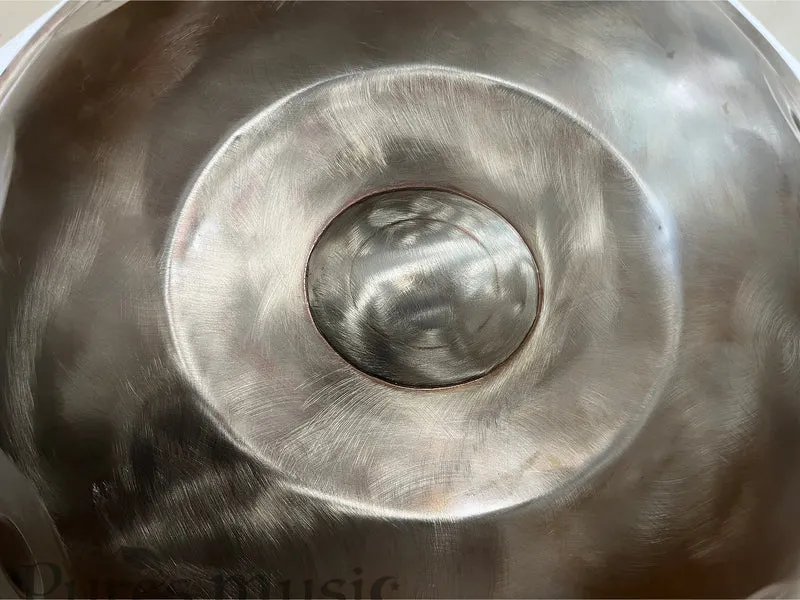 BiiMoon Retro Handpan Drum Vintage Gold Style C# Kurd C D E Amara C Ashakiran