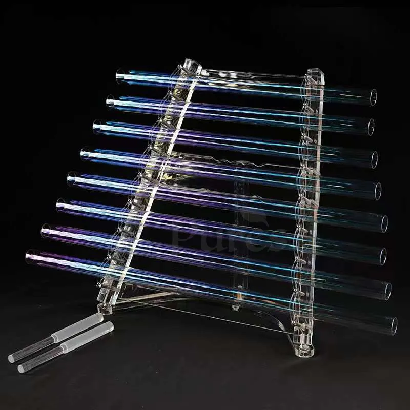 Crystal Harp Colorful Rainbow Quartz Crystal Harp Sound Healing