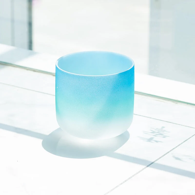 6-12 inches Rainbow Color 440/432Hz Crystal Singing Bowl Chakra Quartz Sound Healing Bowl