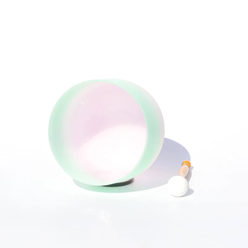 Stitching 7 Colors 440/432Hz Crystal Singing Bowl Rose Quartz Singing Bowl Chakra Sound Bath Bowl
