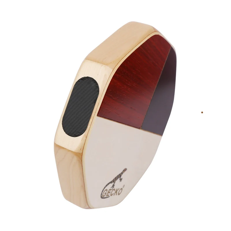 Portable Cajon Drum Tricolor Hand Drum Percussion GECKO Polygonal Box drum Gift