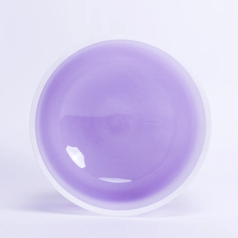 Crystal Singing Bowl Gradient Color Sound bowls quartz chakra bowls for meditation cleansing