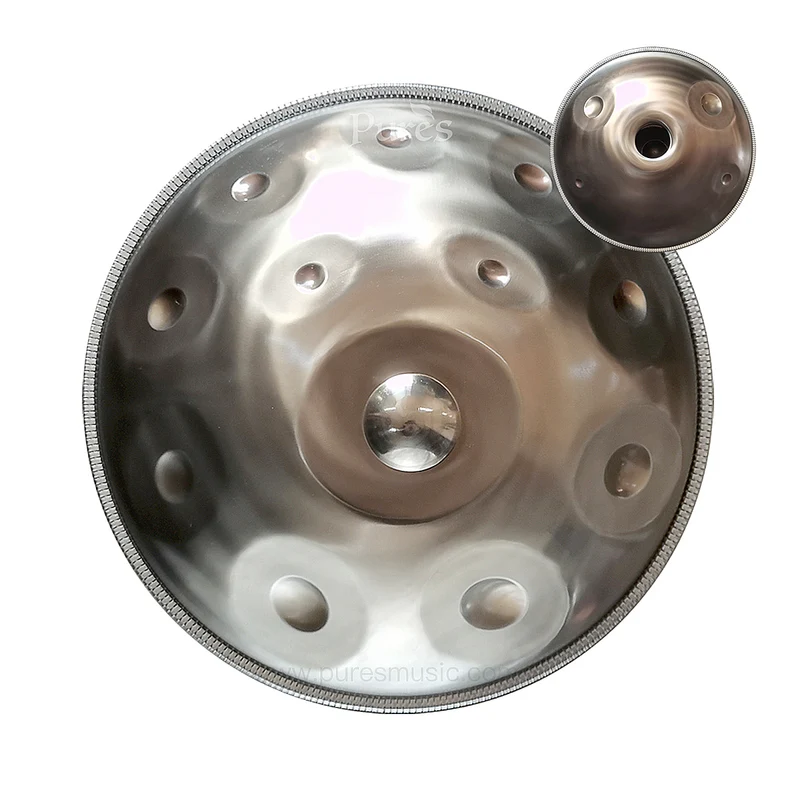 STL Handpan Drum 9-15 Notes 69 Customizable Scales Premium Professional Hang Drum