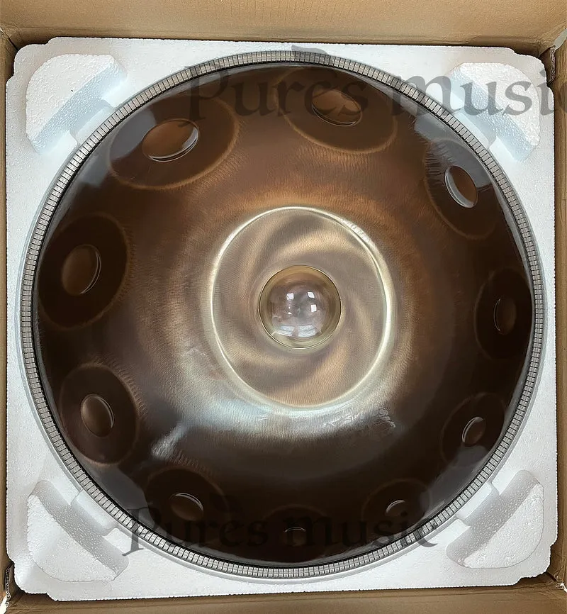 STL Handpan Drum 9-15 Notes 69 Customizable Scales Premium Professional Hang Drum