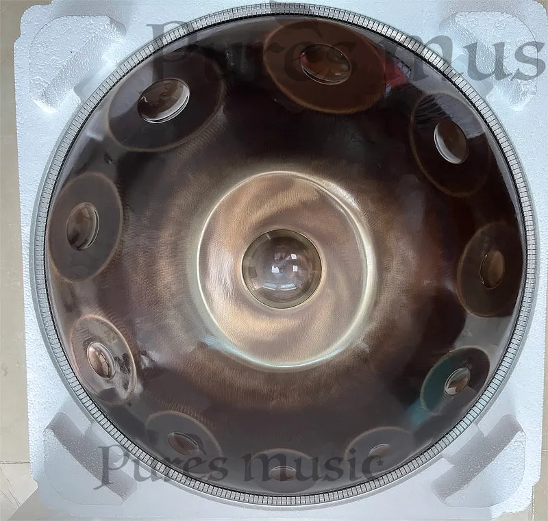 STL Handpan Drum 9-15 Notes 69 Customizable Scales Premium Professional Hang Drum