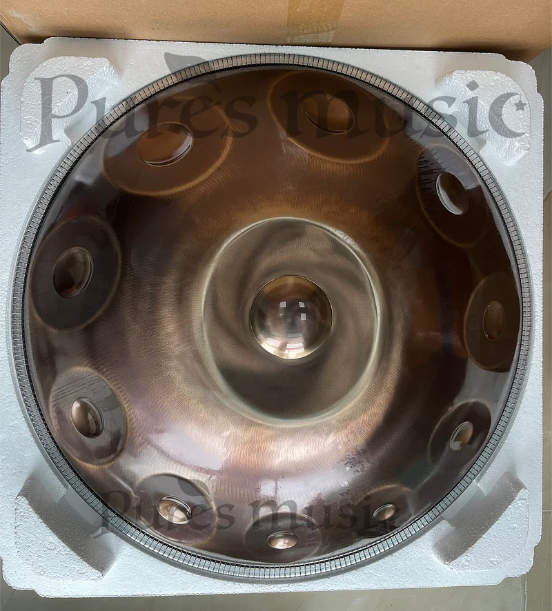 STL Handpan Drum 9-15 Notes 69 Customizable Scales Premium Professional Hang Drum