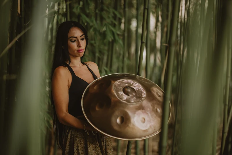 Opera Sew Handpan Drum 9 Notes Stainless Steel Instrument CELTIC-MINOR-LYDIAN