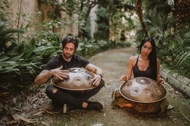 Opera Sew Handpan Drum 9 Notes Stainless Steel Instrument CELTIC-MINOR-LYDIAN