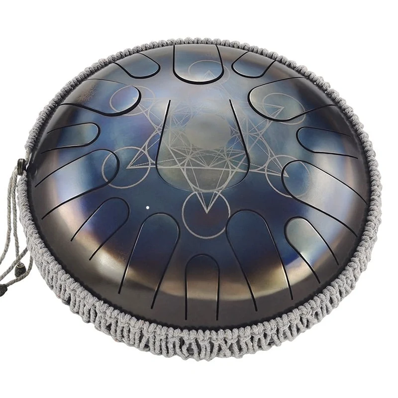AS TEMAN Constellation of Stars 12 inches 15 Notes Steel Tongue Drum Tank drum Hang drum instrument