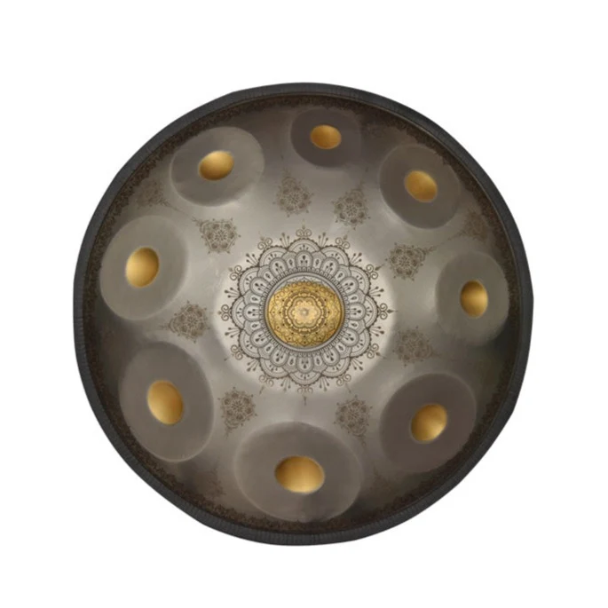 Mini Datura Royal Handpan Drum 440/432Hz G Key 9 Notes 18 Inches Tone STL hang drum