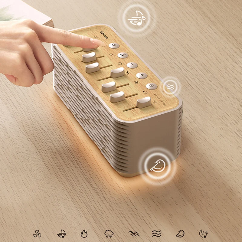 Natural Scene Speaker 8 Sound Effects Sleep Meditation Relax Relieve Stress Healing Music Portable Speaker